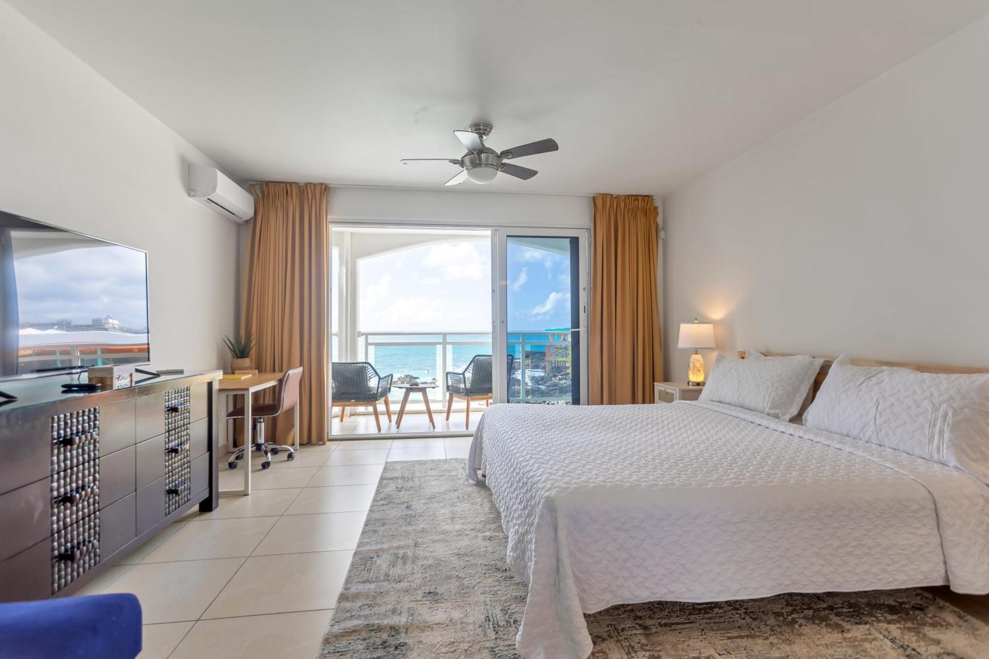 Maho Beach House - Sand Bar Studio - Ocean View Bagian luar foto